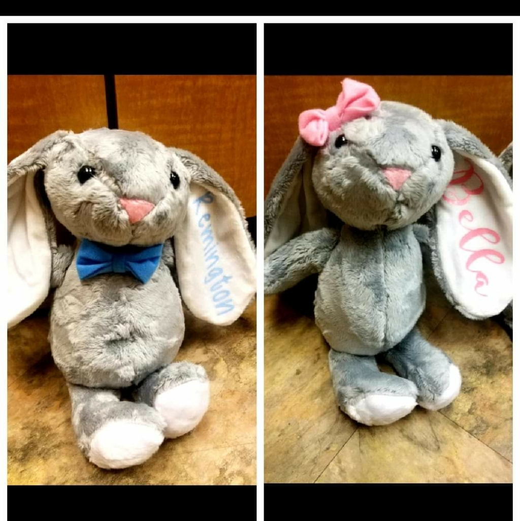 Personalized Easter Bunnies